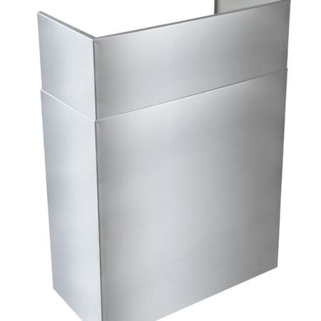 Broan-Nutone 24-in. to 45-in. Telescopic Flue Extension for Outdoor Hoods, Wall-Mountable, Stainless Steel AEEPD2445SS